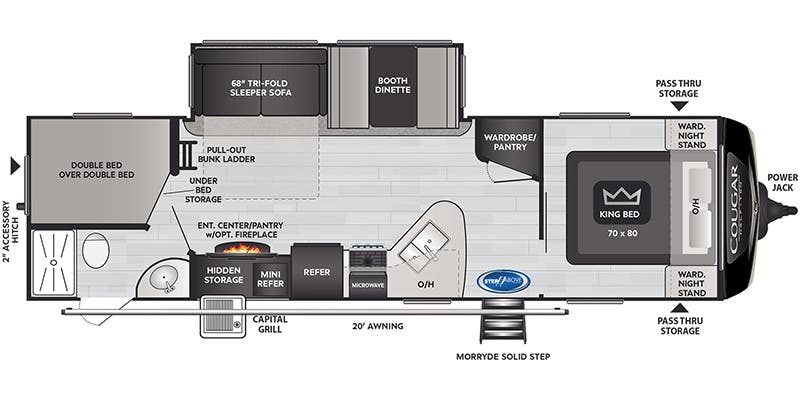 floorplan_2021_Keystone_CougarHalfTon_29BHS